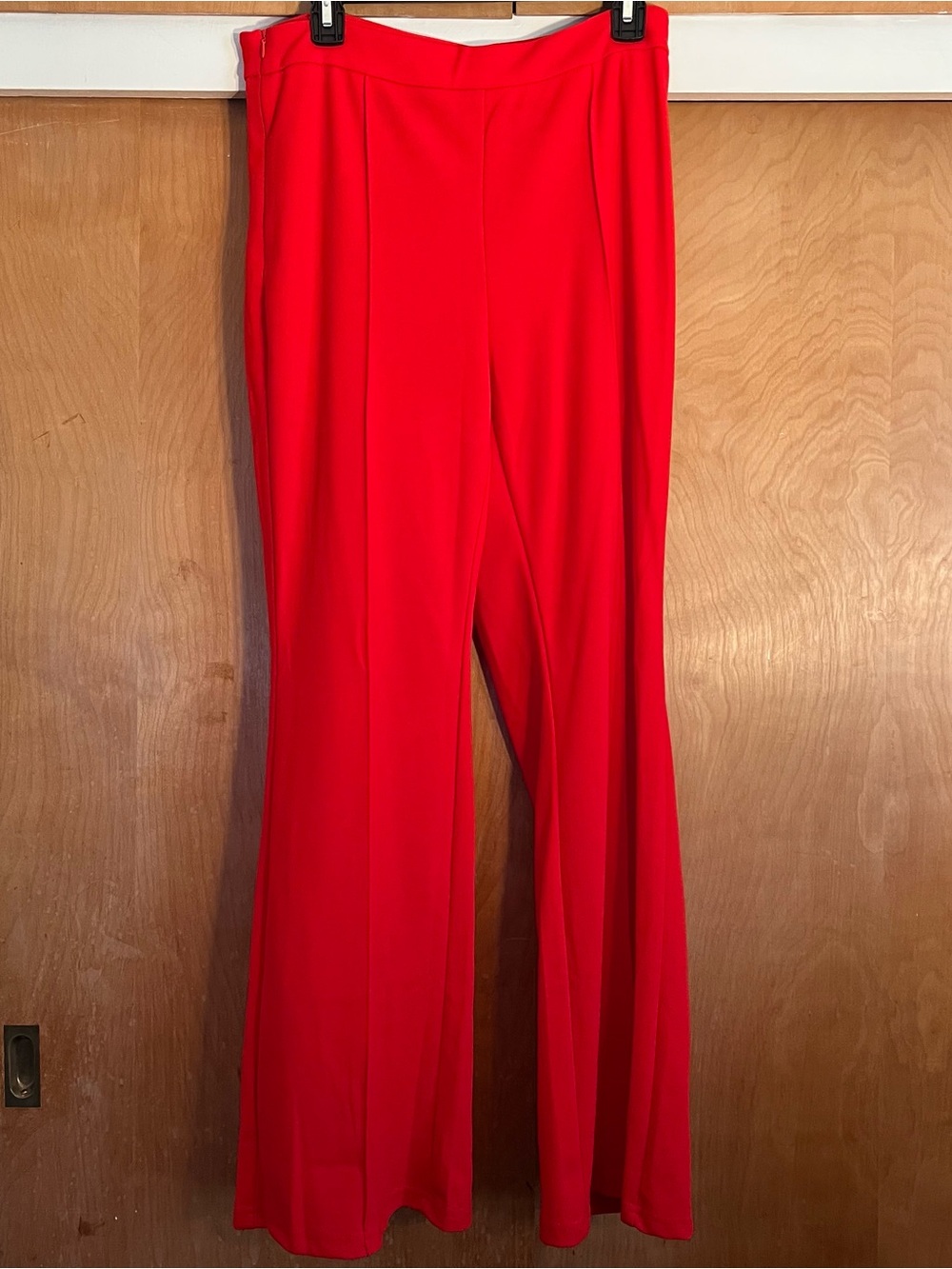 SHEIN Bright Red Wide-Leg Women’s Pants